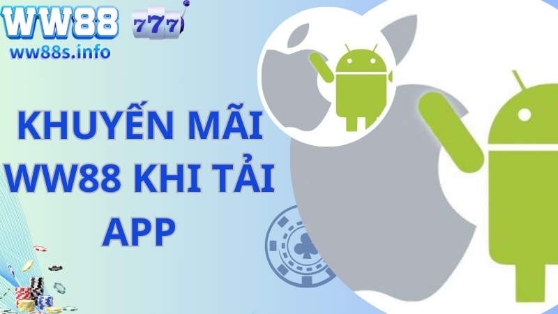 Tải app thành công rinh khuyến mãi WW88 siêu lớn 